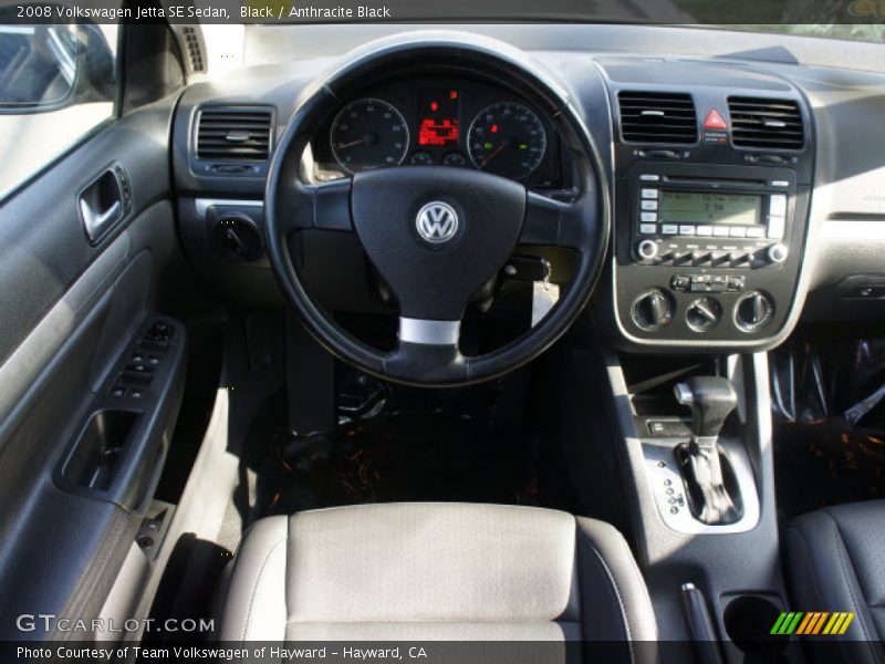 Black / Anthracite Black 2008 Volkswagen Jetta SE Sedan