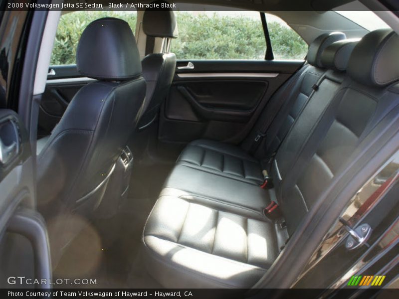 Black / Anthracite Black 2008 Volkswagen Jetta SE Sedan