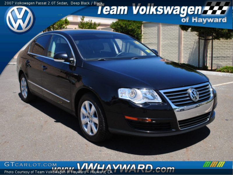 Deep Black / Black 2007 Volkswagen Passat 2.0T Sedan