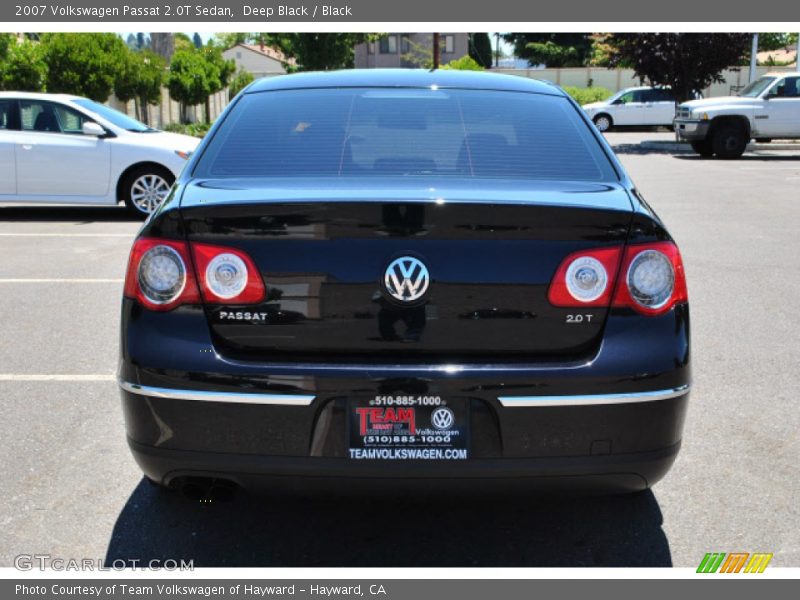 Deep Black / Black 2007 Volkswagen Passat 2.0T Sedan