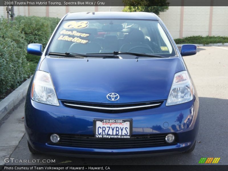 Spectra Blue Mica / Gray 2008 Toyota Prius Hybrid Touring