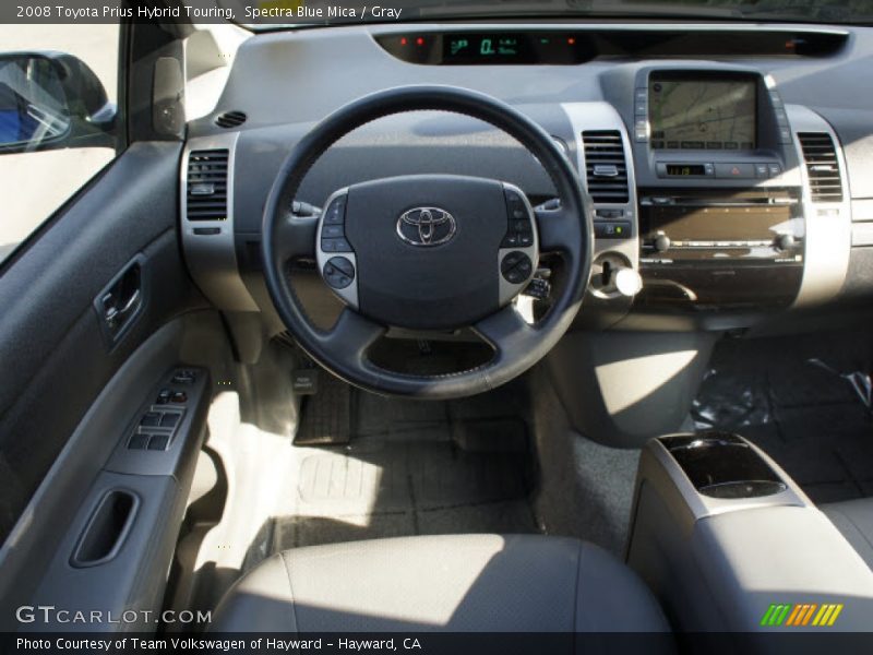 Spectra Blue Mica / Gray 2008 Toyota Prius Hybrid Touring