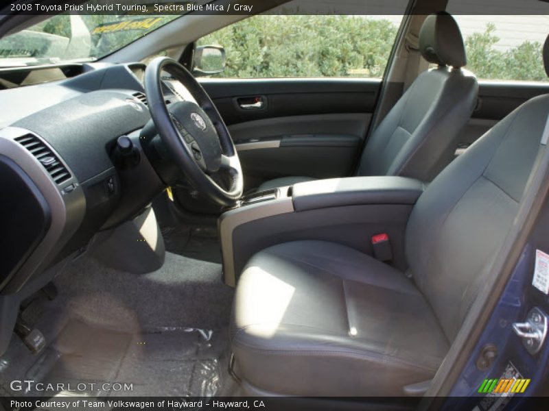 Spectra Blue Mica / Gray 2008 Toyota Prius Hybrid Touring