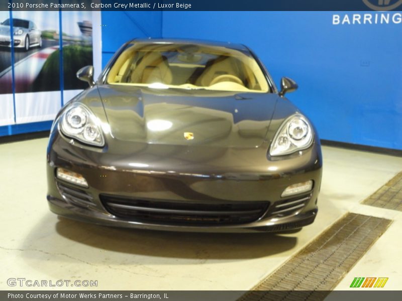 Carbon Grey Metallic / Luxor Beige 2010 Porsche Panamera S
