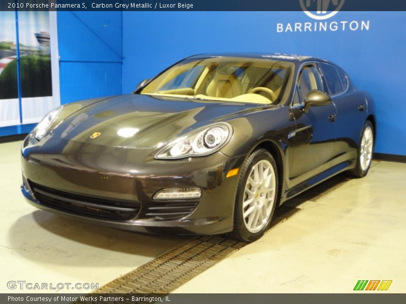 Carbon Grey Metallic / Luxor Beige 2010 Porsche Panamera S