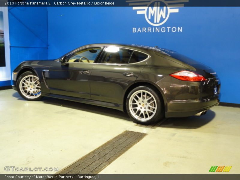 Carbon Grey Metallic / Luxor Beige 2010 Porsche Panamera S