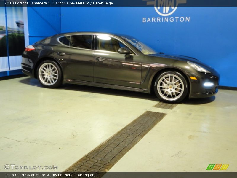 Carbon Grey Metallic / Luxor Beige 2010 Porsche Panamera S