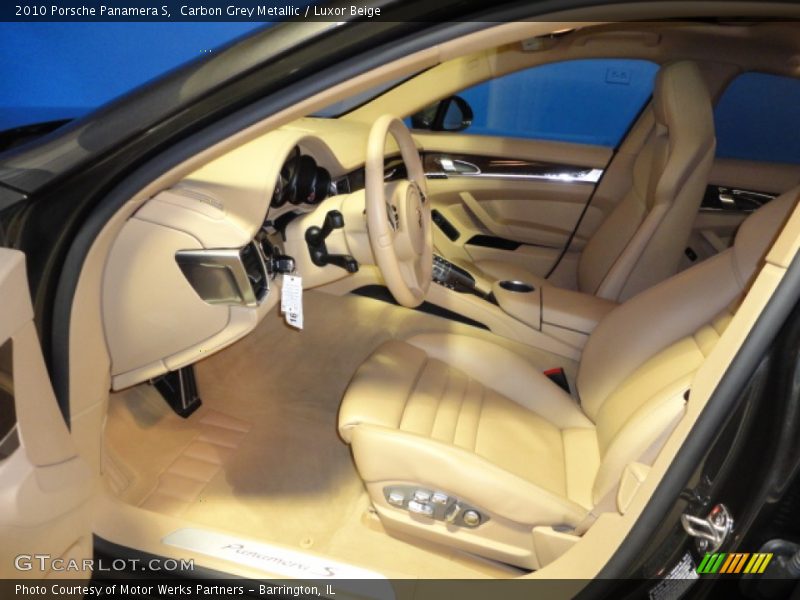 Carbon Grey Metallic / Luxor Beige 2010 Porsche Panamera S
