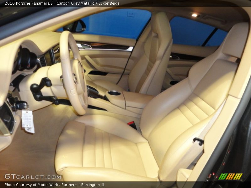 Carbon Grey Metallic / Luxor Beige 2010 Porsche Panamera S