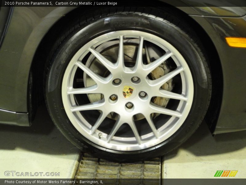 Carbon Grey Metallic / Luxor Beige 2010 Porsche Panamera S