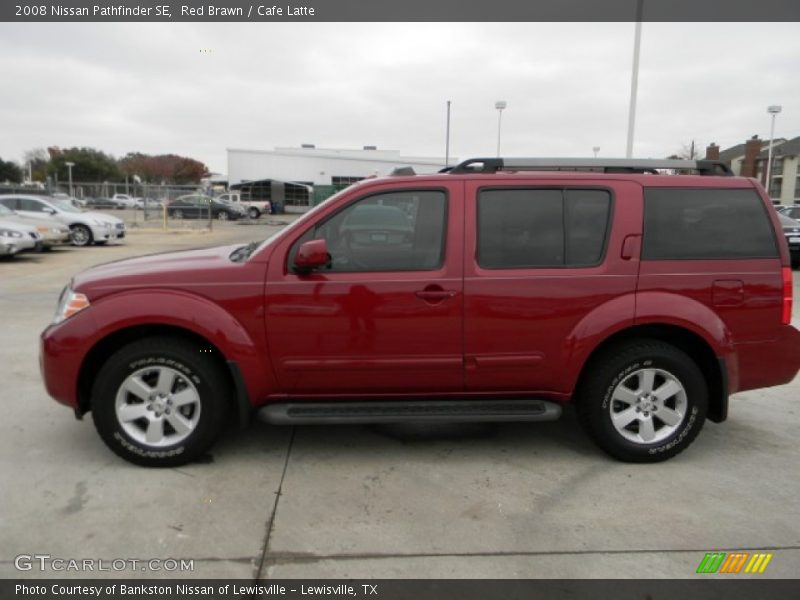 Red Brawn / Cafe Latte 2008 Nissan Pathfinder SE