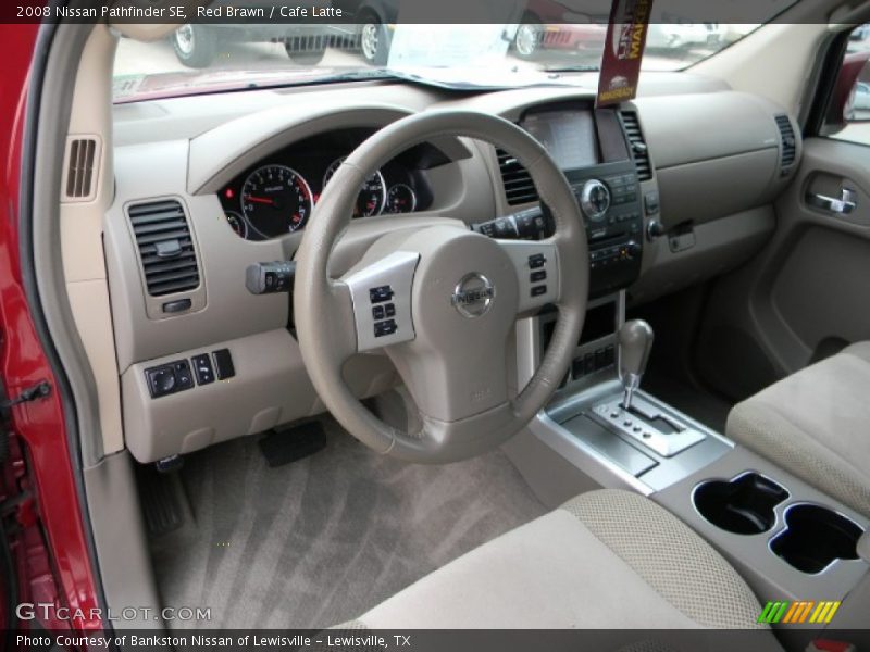 Red Brawn / Cafe Latte 2008 Nissan Pathfinder SE