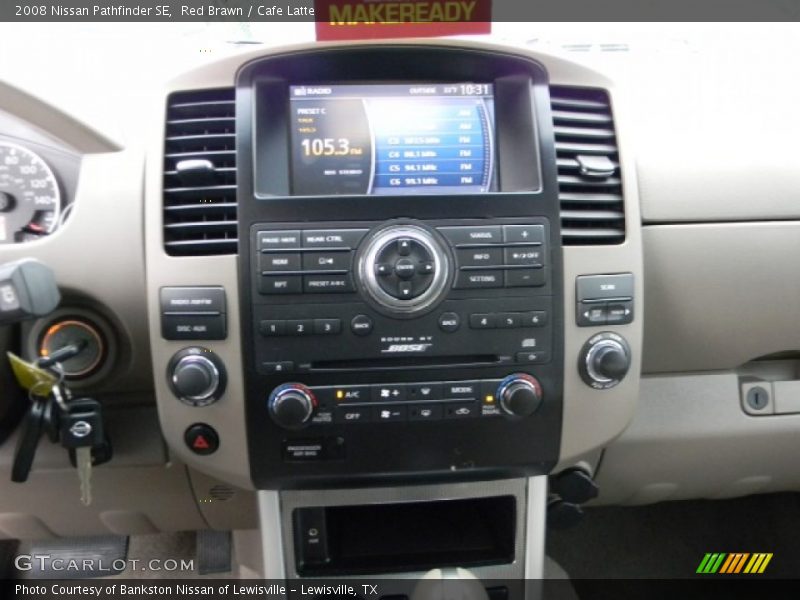 Red Brawn / Cafe Latte 2008 Nissan Pathfinder SE