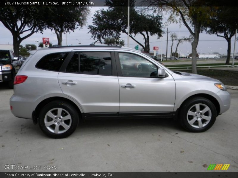Bright Silver / Gray 2007 Hyundai Santa Fe Limited