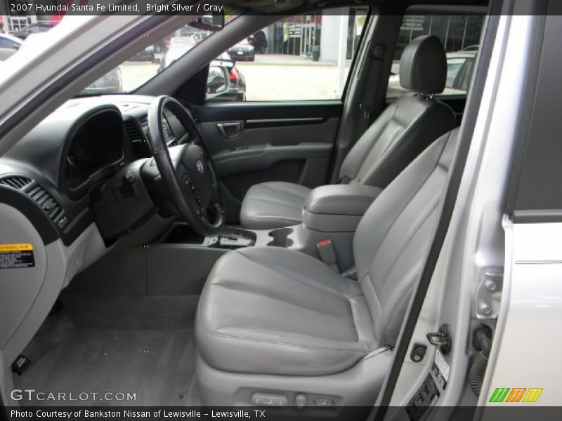 Bright Silver / Gray 2007 Hyundai Santa Fe Limited