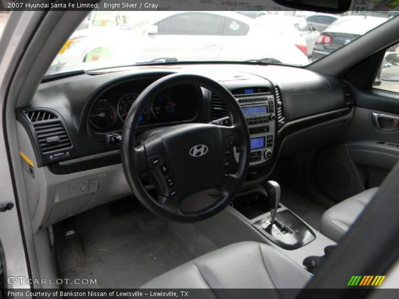 Bright Silver / Gray 2007 Hyundai Santa Fe Limited