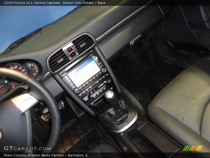 Meteor Grey Metallic / Black 2009 Porsche 911 Carrera Cabriolet