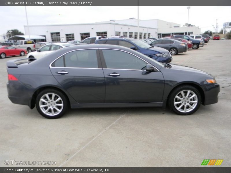 Carbon Gray Pearl / Ebony 2007 Acura TSX Sedan