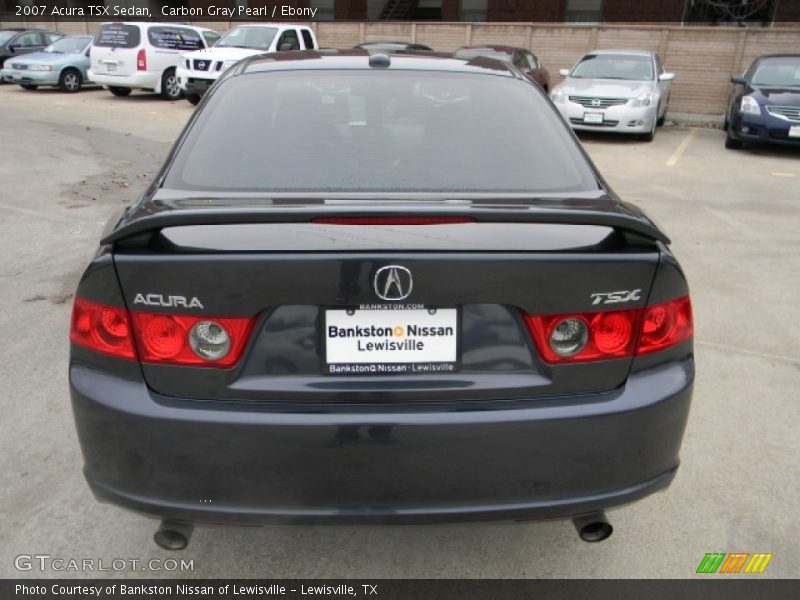 Carbon Gray Pearl / Ebony 2007 Acura TSX Sedan
