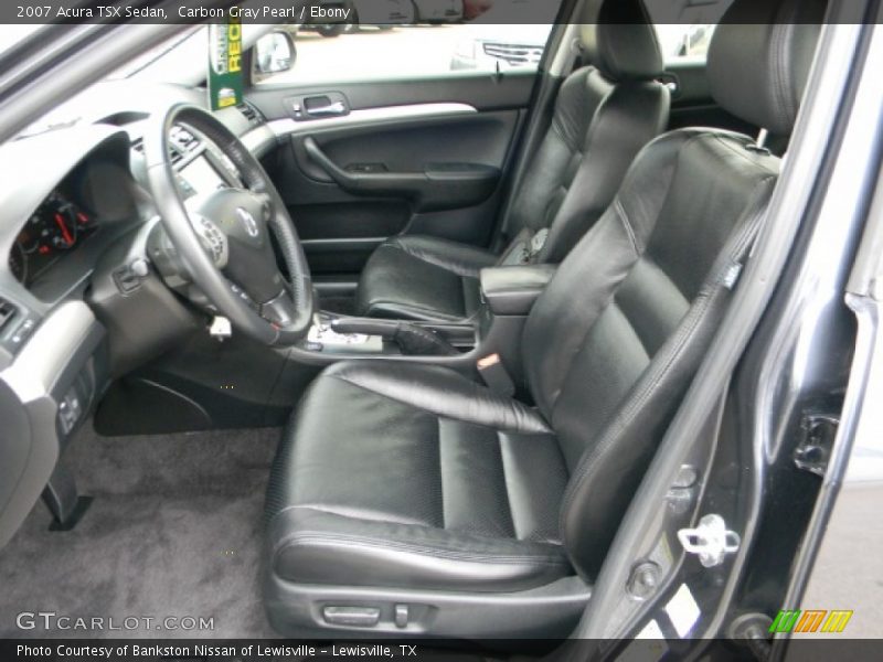 Carbon Gray Pearl / Ebony 2007 Acura TSX Sedan