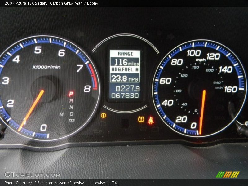 Carbon Gray Pearl / Ebony 2007 Acura TSX Sedan