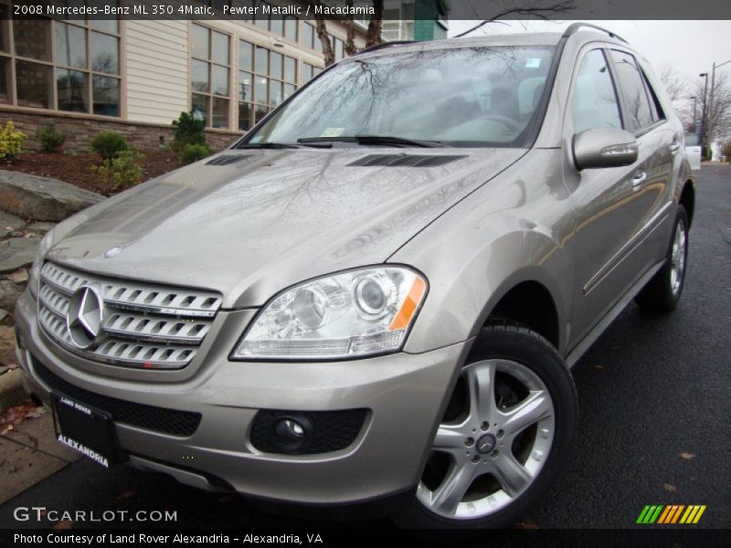 Pewter Metallic / Macadamia 2008 Mercedes-Benz ML 350 4Matic