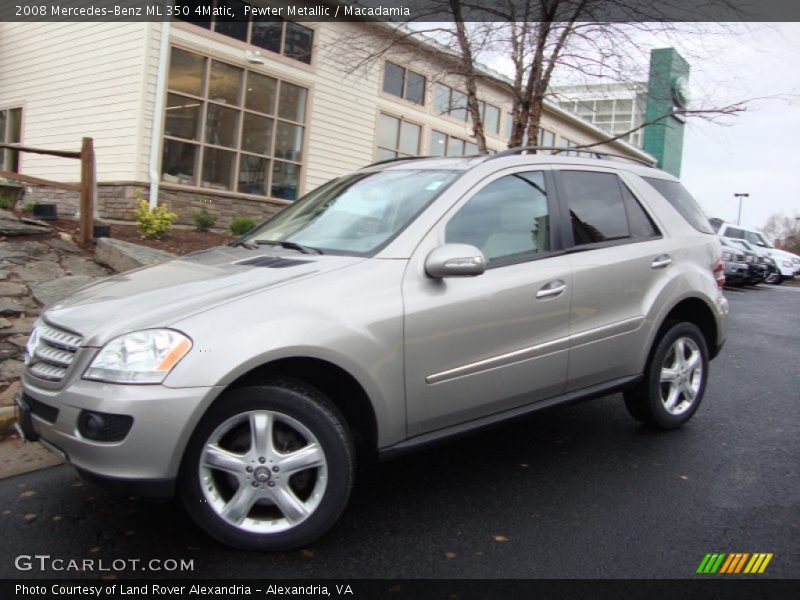 Pewter Metallic / Macadamia 2008 Mercedes-Benz ML 350 4Matic