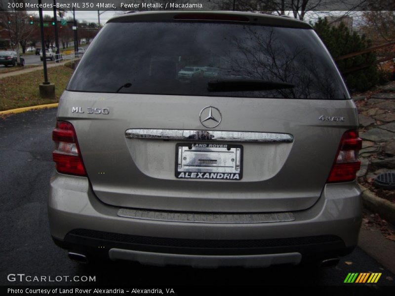 Pewter Metallic / Macadamia 2008 Mercedes-Benz ML 350 4Matic