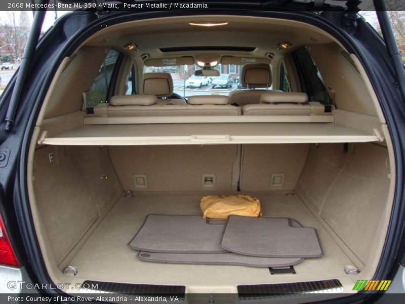 Pewter Metallic / Macadamia 2008 Mercedes-Benz ML 350 4Matic