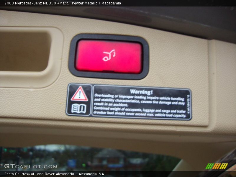 Pewter Metallic / Macadamia 2008 Mercedes-Benz ML 350 4Matic