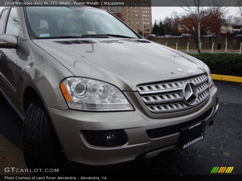 Pewter Metallic / Macadamia 2008 Mercedes-Benz ML 350 4Matic