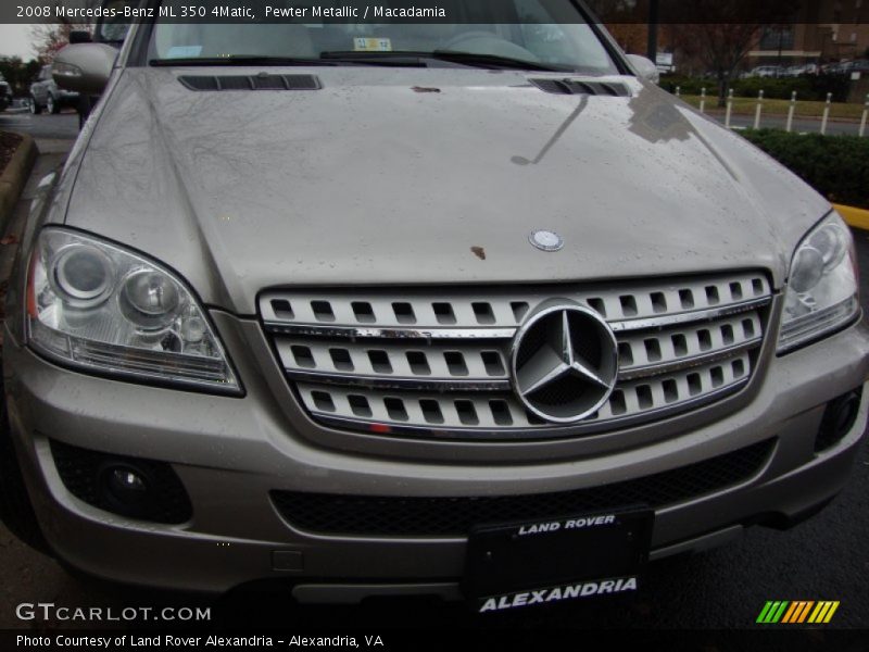 Pewter Metallic / Macadamia 2008 Mercedes-Benz ML 350 4Matic
