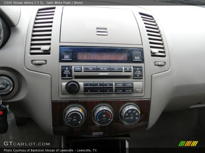 Satin White Pearl / Blond 2006 Nissan Altima 3.5 SL