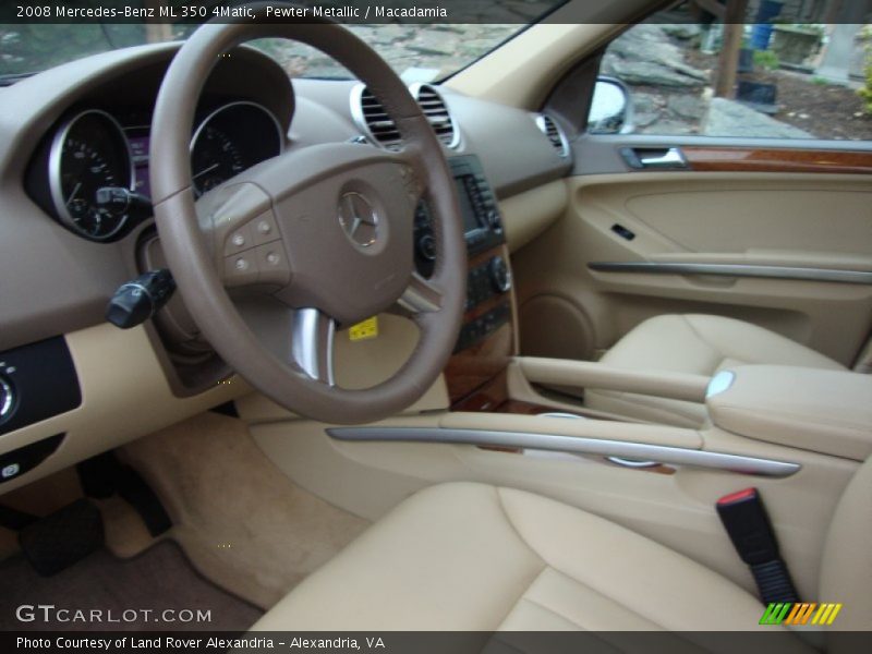 Pewter Metallic / Macadamia 2008 Mercedes-Benz ML 350 4Matic