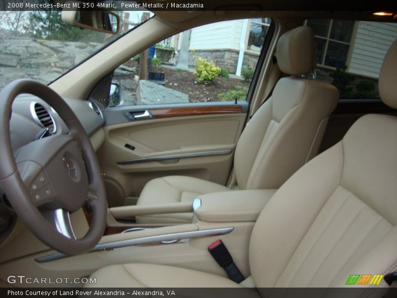 Pewter Metallic / Macadamia 2008 Mercedes-Benz ML 350 4Matic