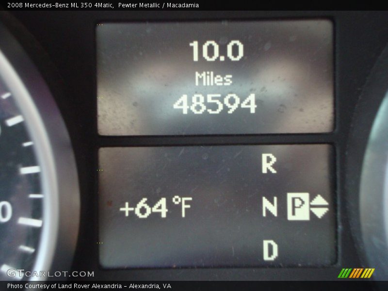 Pewter Metallic / Macadamia 2008 Mercedes-Benz ML 350 4Matic