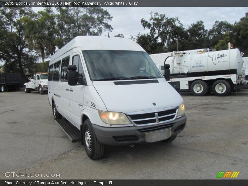 Arctic White / Gray 2005 Dodge Sprinter Van 2500 High Roof Passenger