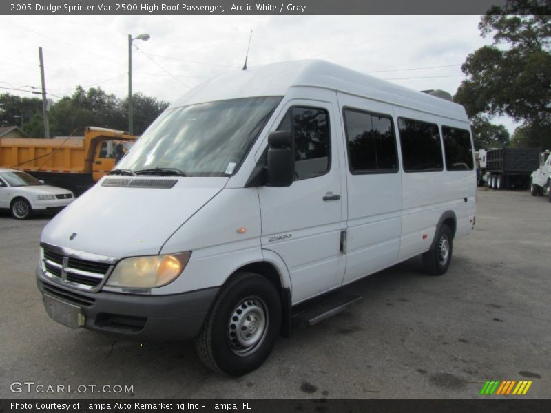 Arctic White / Gray 2005 Dodge Sprinter Van 2500 High Roof Passenger