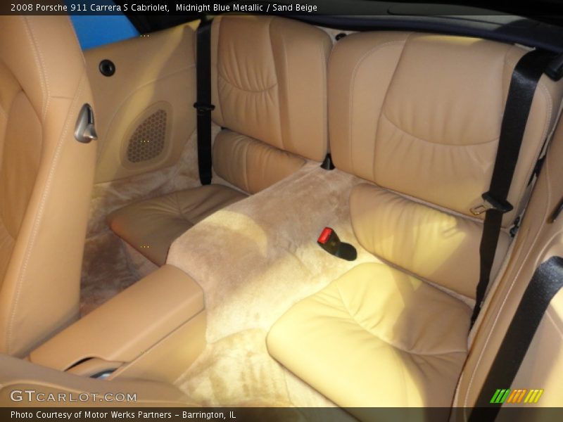 Midnight Blue Metallic / Sand Beige 2008 Porsche 911 Carrera S Cabriolet