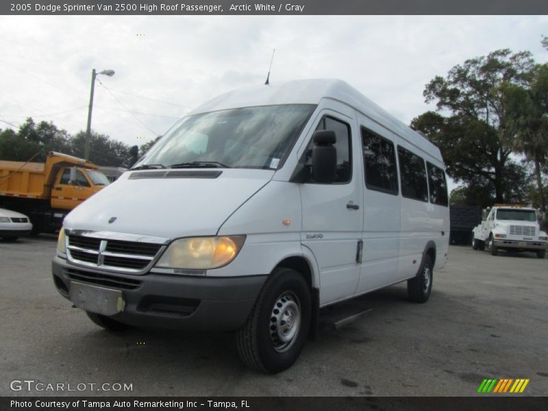 Arctic White / Gray 2005 Dodge Sprinter Van 2500 High Roof Passenger