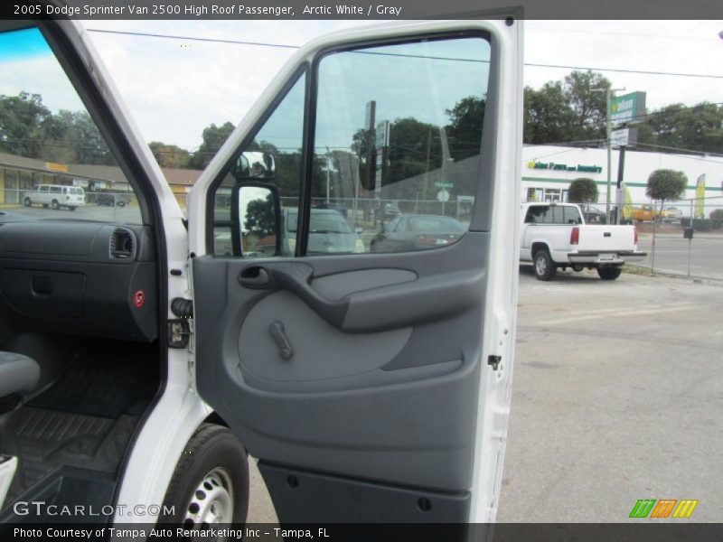 Arctic White / Gray 2005 Dodge Sprinter Van 2500 High Roof Passenger