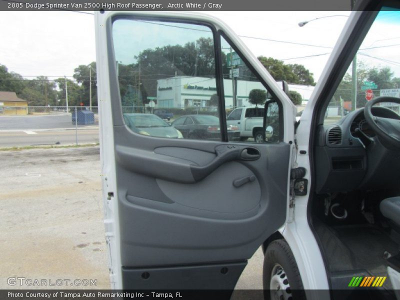 Arctic White / Gray 2005 Dodge Sprinter Van 2500 High Roof Passenger