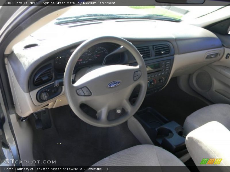 Spruce Green Metallic / Medium Parchment 2002 Ford Taurus SE