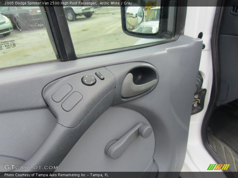 Arctic White / Gray 2005 Dodge Sprinter Van 2500 High Roof Passenger