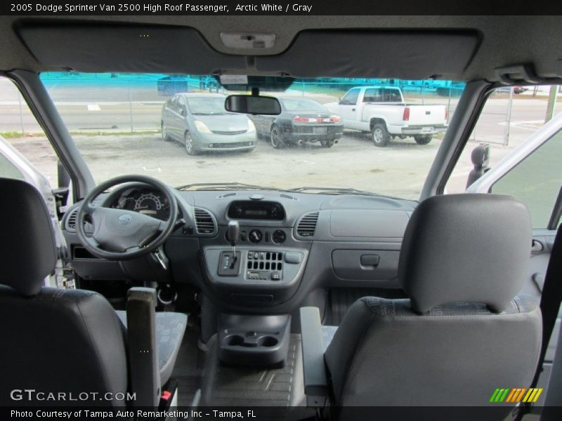 Arctic White / Gray 2005 Dodge Sprinter Van 2500 High Roof Passenger