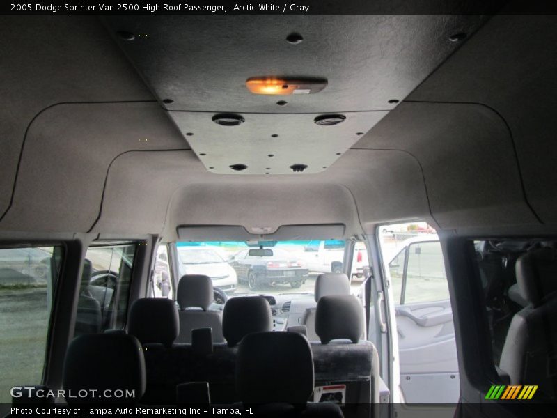 Arctic White / Gray 2005 Dodge Sprinter Van 2500 High Roof Passenger