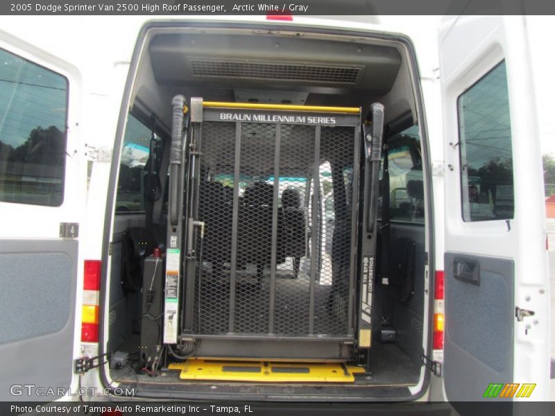 Arctic White / Gray 2005 Dodge Sprinter Van 2500 High Roof Passenger