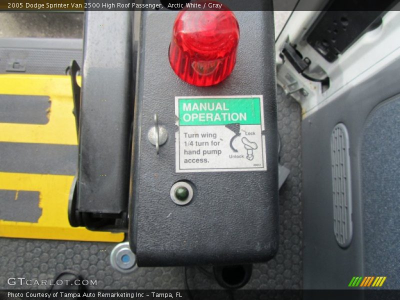 Arctic White / Gray 2005 Dodge Sprinter Van 2500 High Roof Passenger