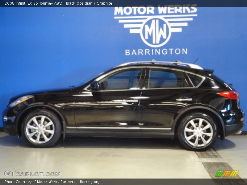 Black Obsidian / Graphite 2008 Infiniti EX 35 Journey AWD