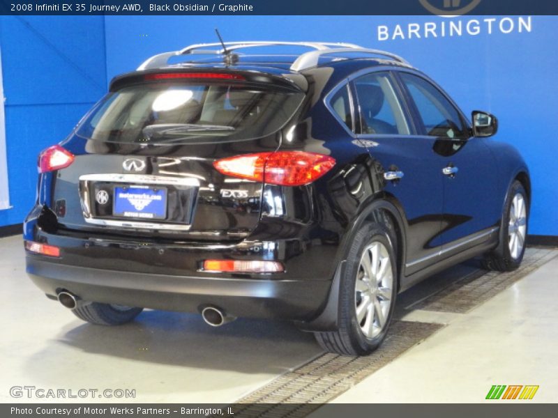 Black Obsidian / Graphite 2008 Infiniti EX 35 Journey AWD